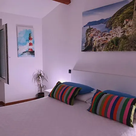 招待所 La Marina Camera Matrimoniale Con Terrazzo Esterno Privato Vista Mare 韦尔纳扎